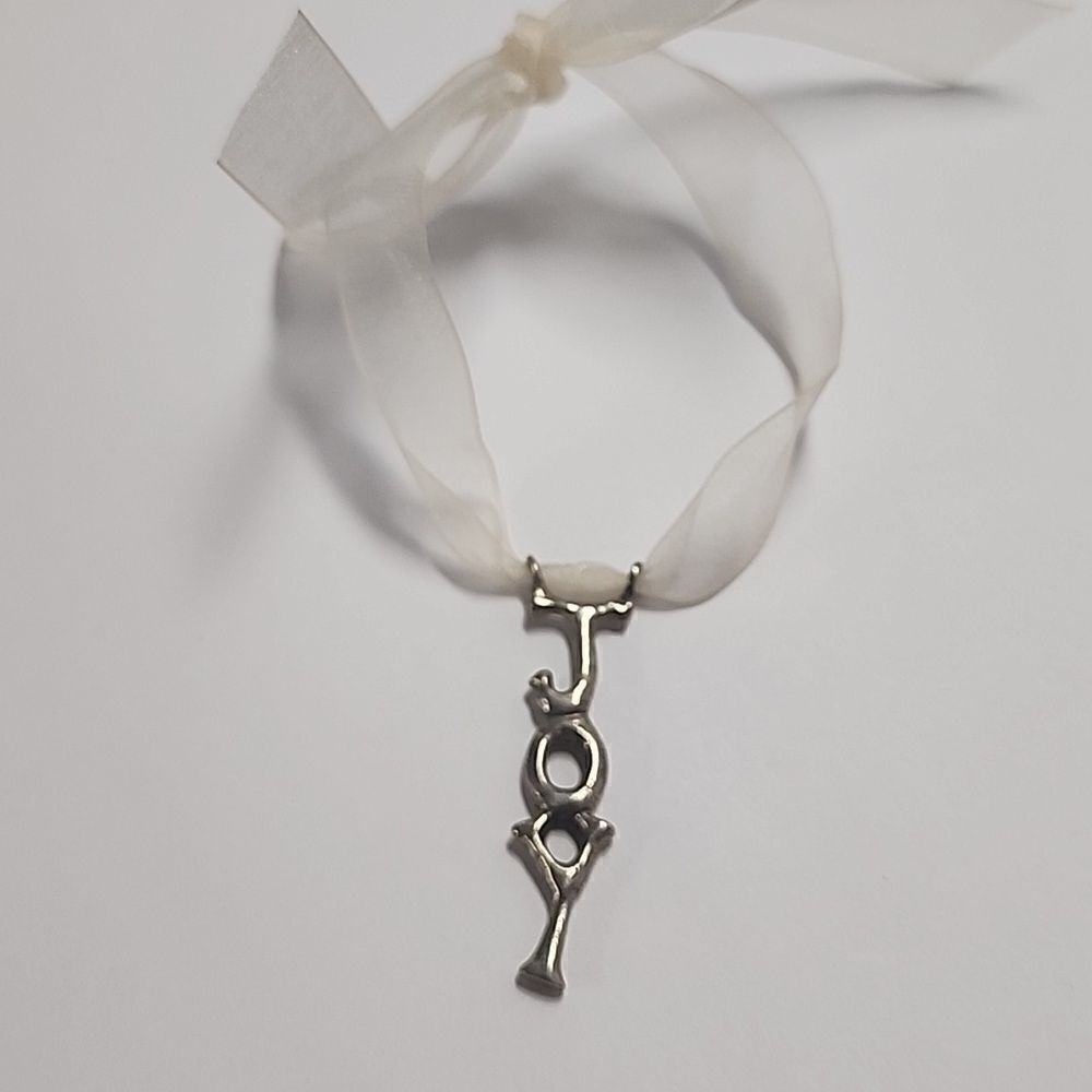 Joy Holiday Charm Ornament Pendant Christmas